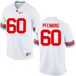 NCAA Ohio State Buckeyes Men's #60 Blake Pfenning White Nike Football College Jersey JJB1445NQ